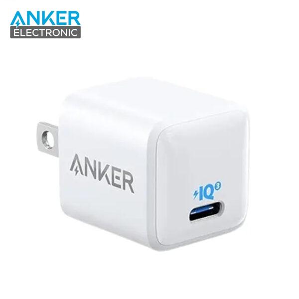 شارژر دیواری 20 وات انکر Anker Powerport III A2633 US + مبدل پریز (هدیه)
